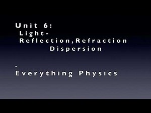Lab 6: Light Reflection, Refraction, Dispersion (PhET Online Simulation)