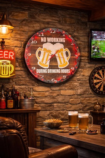 Man Cave Clock - Etsy