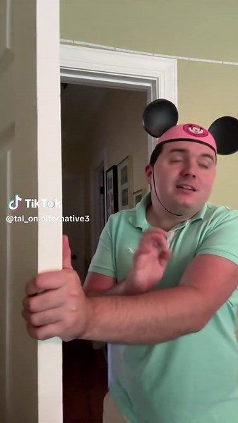 Minnie Mouse Disapproves of Mickey's Behavior