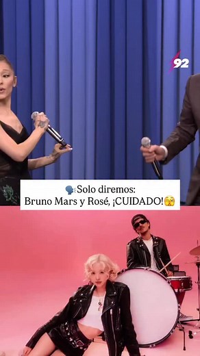 Ariana Grande y Jimmy Fallon sorprendieron al cantar la canción de Rosé y Bruno Mars - APT ✨ #arianagrandeedits #thetonightshow #jimmyfallon | Studio92