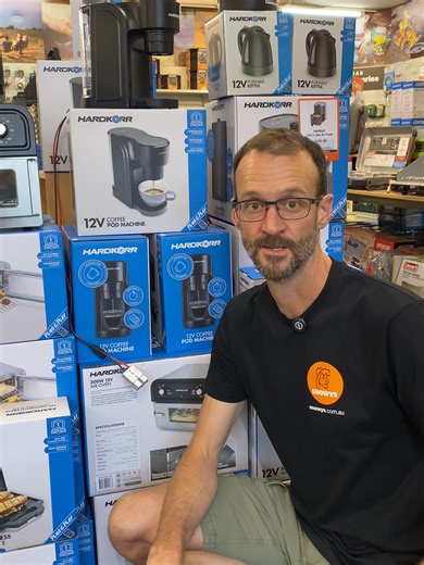 Keep the coffee flowing so you can keep the adventure going! ☕⚡ The HardKorr 12V Coffee Pod Machine delivers barista-quality brews straight from your dual battery system – no inverter, no grinding, no mess! Compatible with Nespresso Original Style Pods, this compact machine plugs directly into your Anderson-style port and brews small shots, large mugs, or boiling water at the push of a button. Quick boiling times mean fast caffeine fixes whether you're at the campsite, job site, or on the road. 