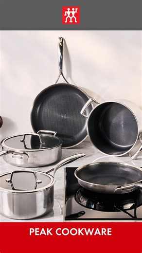 Upgrade your cookware to Peak, our newest non-toxic ceramic nonstick-coated line 🍳 It’s our most advanced, dual-performance cookware to date, and it’s great for any home cook. For a limited time, enjoy 20% off on our site. #zwilling #zwilling1731 | Zwilling USA