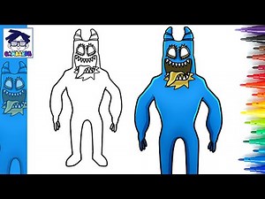 How To Draw EVIL FLUMBO Garten of Banban 8 | games | easy step by step