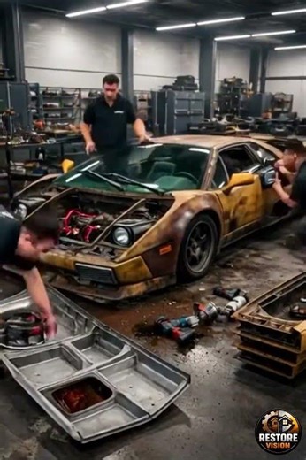 Lamborghini Diablo Full Restoration Timelapse