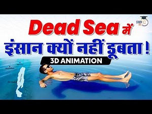 Why Do Human Float In The Dead Sea? Science Explained with 3D Animation | StudyIQ