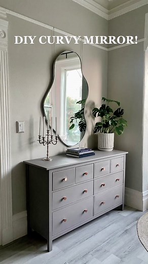 DIY Curvy Mirror Crafting Challenge