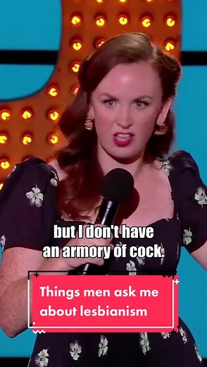 Things you dont know about lesbians … a toy is basically an heirloom #irishcomedy #standup #comedian #tv #lgbtq #comedy #men #questions #toys #technology