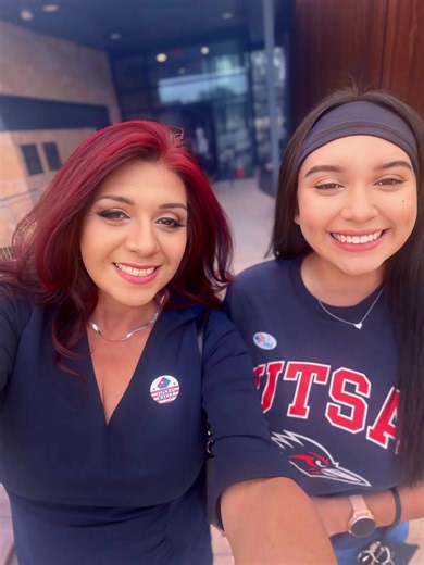 Today was take your daughter to vote day!! ❤️ Dr. Michelle Gutierrez Cohen for Hays County Judge