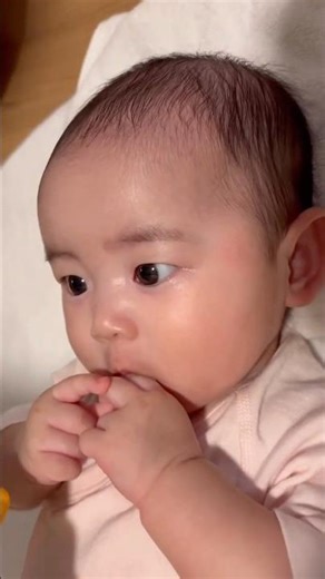 プーさんと楽しくあそぶ毎日👶引っぱるたびに音が鳴ってたのしいね🎵 #赤ちゃん #育児記録 #baby #生後4ヶ月 #かわいい #vlog #癒し #cutebaby