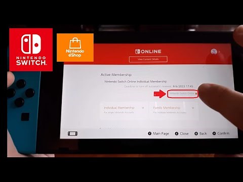 How TURN OFF Auto Renew Pay NINTENDO SWITCH ONLINE Console (eShop Monthly Yearly Credit Card Charge