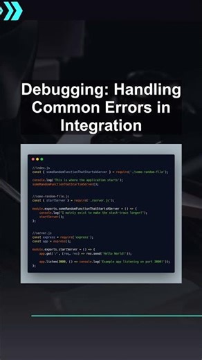 Debugging: Handling Common Errors in Integration #ai #artificialintelligence #machinelearning