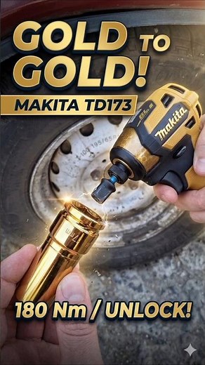 GOLD to GOLD! 🏆 Makita DTD173 Wheel Test