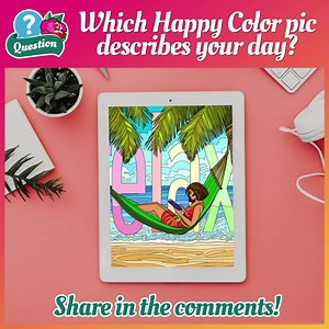 72K views · 6.4K reactions | Hi, dear Happy Color fans! How are you doing? Let us know what kind of mood you’re in today! Go to the app and choose one image that describes your day best. Please share it in the comments below | Happy Color - Color by Number | Facebook