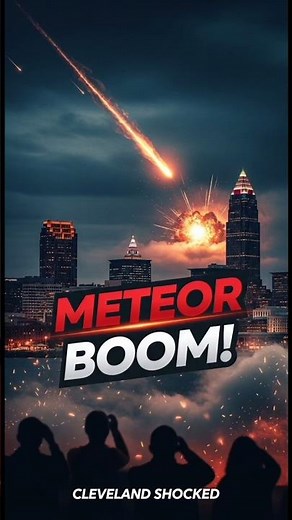 Meteor Explosion in Cleveland Ohio | Loud Boom Shocks Residents