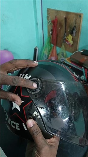 Helmet Visor Lock Removal & Installation | #bikerepair #motorcycle #mechanic #shorts