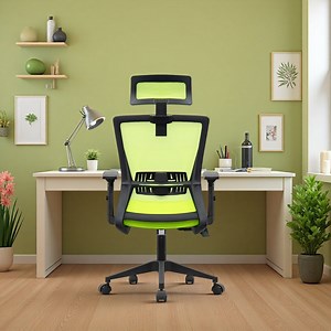D79 Ergonomic Office Chair – CE Certified, Adjustable Armrests & 135° Recline, Adjustable Lumbar Support – Space-Saving Task Chair