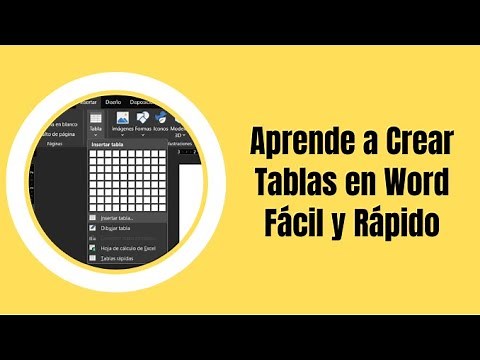 Crear Tablas en Microsoft Word