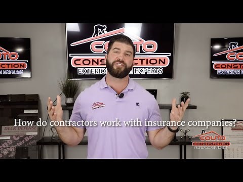 How do contractors work with insurance companies?