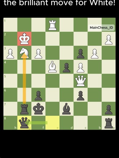 Discover the Brilliant Move for White in Chess