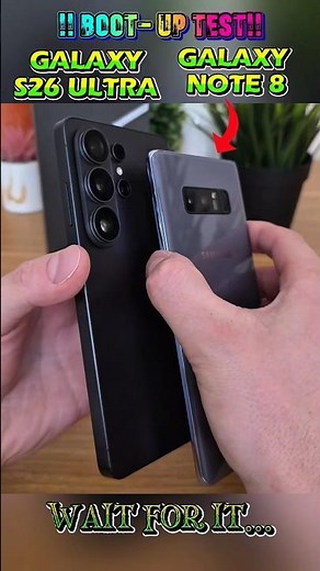 😱🤯 GALAXY S26 ULTRA VS GALAXY NOTE 8 BOOT-UP REAL SPEED TEST ☠️