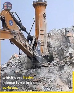 523K views · 7K reactions | The Rock Breaker Revolution: Transforming Construction and Mining. #rockbreaking | Fun club | Facebook
