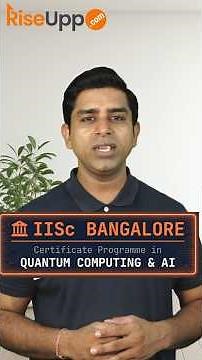 IISc Bangalore Quantum Computing Course