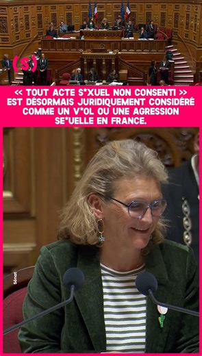 Pour la première fois, le Code pénal français précisera ce qu’est le consentement, mettant fin au « qui ne dit mot consent ». L’article 222-22 modifié hier au Sénat précise que le consentement « ne peut être déduit du seul silence ou de la seule absence de réaction de la victime ». Les associations comme @amnestyfrance saluent une « victoire historique » mais rappellent que ce n'est pas un « coup de baguette magique ». « Pour un vrai changement de société cette loi doit s’accompagner d’une forma
