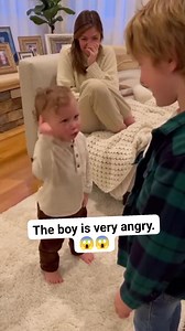 32K views · 653 reactions | The boy is very angry. | Baby Reaction | Facebook