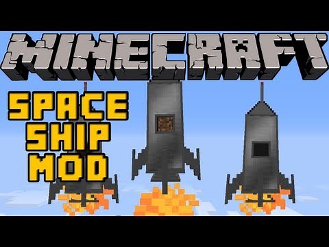 Chazofftopic - Minecraft Mods - SPACESHIP MOD! FLY TO THE MOON! [1.4.7]