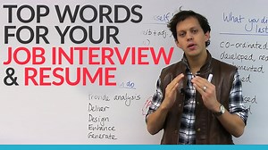 Top words for your JOB INTERVIEW & RESUME