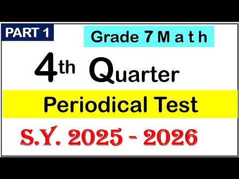 MATH 7 Fourth Periodical Test Reviewer Part 1 PRACTICE TEST GRADE 7 MULTIPLE CHOICE MATATAG