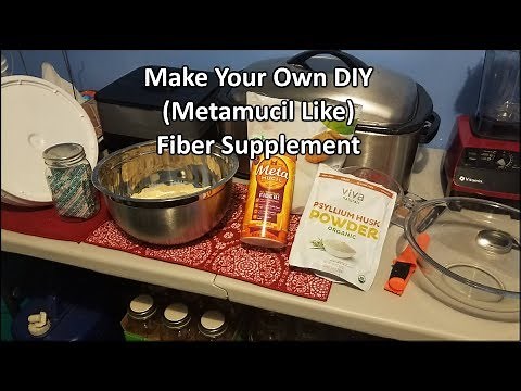 Make Your Own DIY (Metamucil Like) Fiber Supplement
