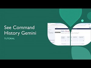 How to See Command History Gemini AI