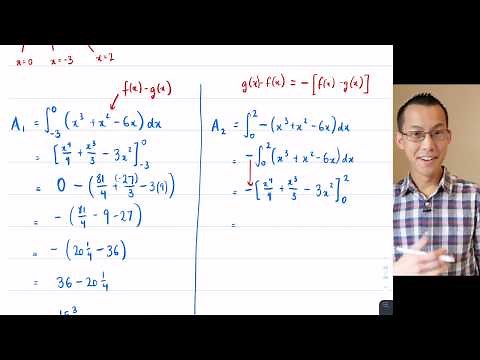 Curves with Multiple Crossings (2 of 5: Combining areas between polynomials)