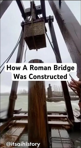 🌉 55 BC | Caesar’s Rhine Bridge (Rhine frontier, modern Germany)