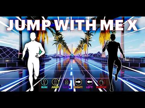 Press play if you can keep up 💥Welcome to Jump With Me X 🚀💪| Jump With Me X | immersive experience 😉