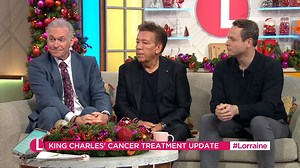 Sir Cliff Richard has revealed he’s been treated for prostate cancer in an interview on Good Morning Britain, following King Charles’ message that his cancer treatment will be reduced in the new year. | Lorraine