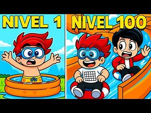 I built the best water park in Roblox in 24 hours! ⚠️😱 | Luky