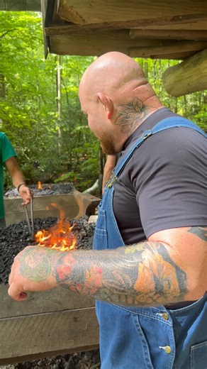 We loved having Gene at the forges with Robby! | Turtle Island Preserve