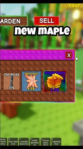 Grow a Garden | How To Get Maple Apple In Zen Update | grow a garden tranquil plants |