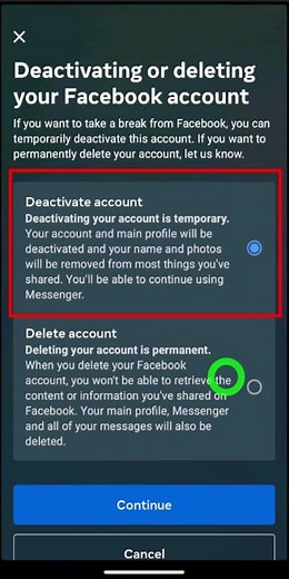 How to deactivate facebook account 2023 | deactivate fb messenger app deactivate | fb id temporarily