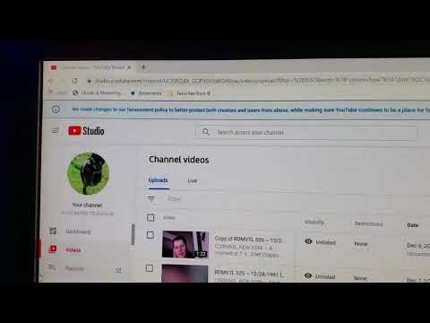 RDMVTL 23,581 ~ 12/18/2019 2 o2 {MY STUDIO} YOUTUBE NOTICE @ BATH , NY