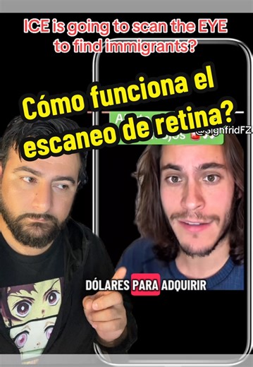 How it works Retina scanner and USA laws for dummies? #carloseduardoespina #ICE #retina #sighfridFZ #sighfridFZ2 | Sighfridfz | Facebook