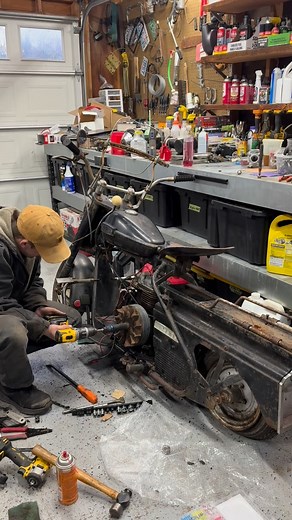 308K views · 2.1K reactions | I wish I could say this was the first time this has happened to me… #motorcycle #fire #scooter #cushman | The Barn Brothers | Facebook