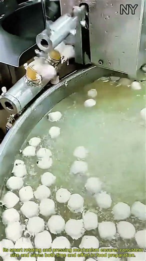 Automatic Meatball Maker – Speed and Perfection in Every Bite! #MeatballMachine #FoodProcessing