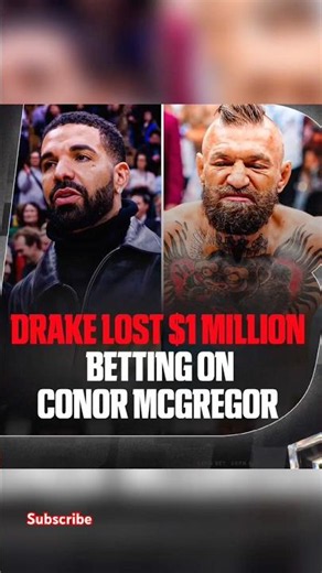Drake Loses $1M Bet After McGregor’s Shock UFC Defeat