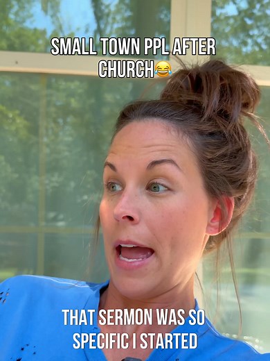 Some sermons feel less like messages and more like somebody snitched 💀 #comedy #southern #momlife #smalltown #church
