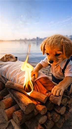 A Puppy Lost His Mother, What He Did Next Made Everyone Cry#viral #shorts #puppy #ai #emotional