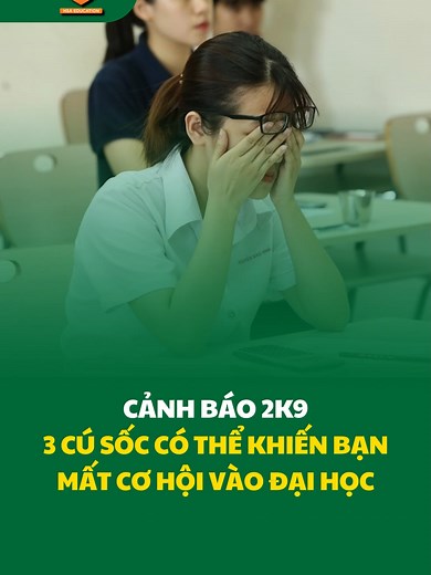 Tuyển Sinh Đại Học 2k9: 3 Cú Sốc Cần Biết