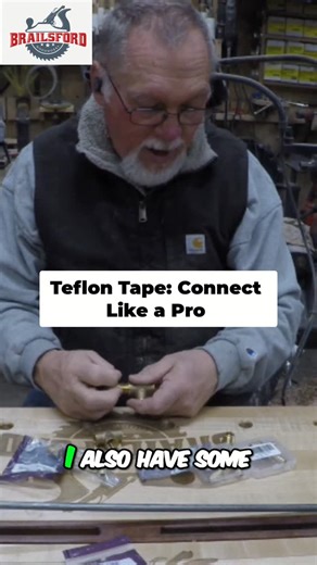 Michael A. Brailsford on Instagram: "Attaching these tees! Teflon tape is key. Watch how I thread them on using only my left arm. See ya soon! #DIYplumbing #TeflonTape #PlumbingTips #HomeImprovement #LeftArmStrong"